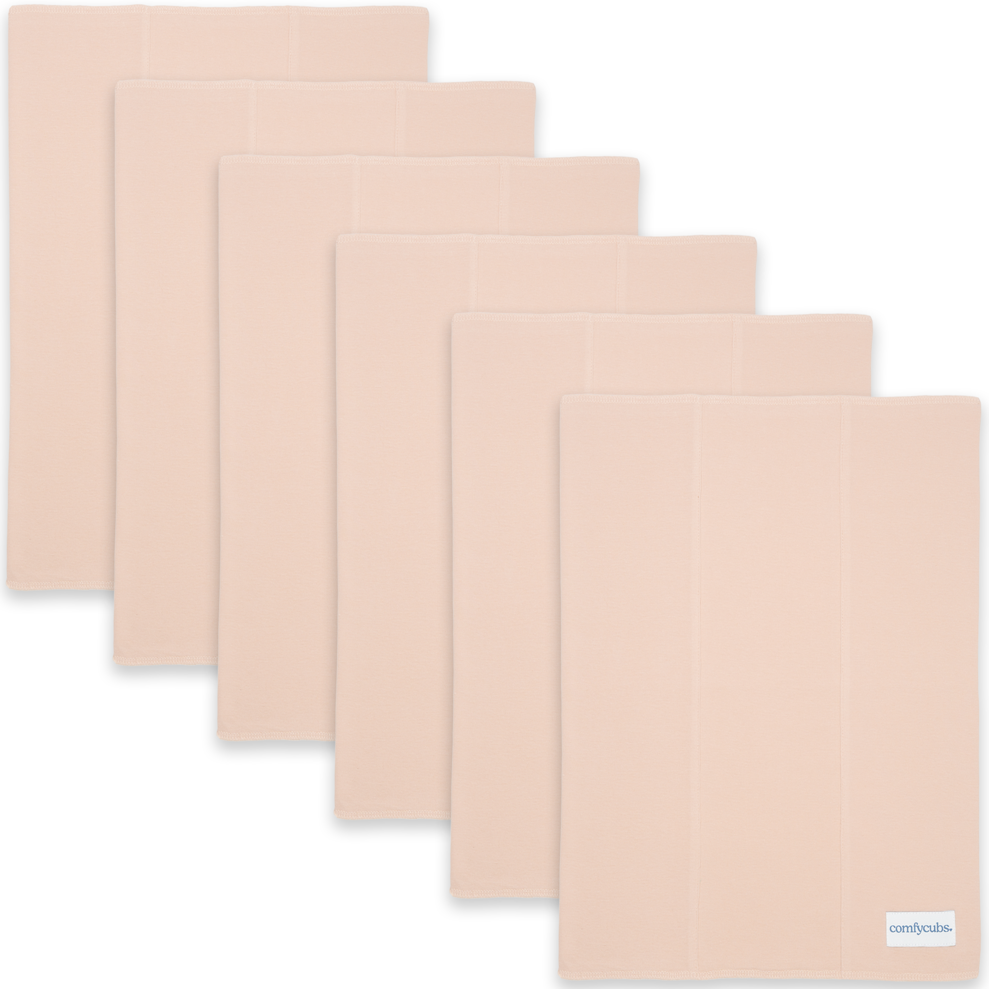 Comfy Cubs - Wholesale Burp Cloth - Baby - Baby Burp Cloths Set, Large 6-Layer, 100% Cotton Comfy Cubs0