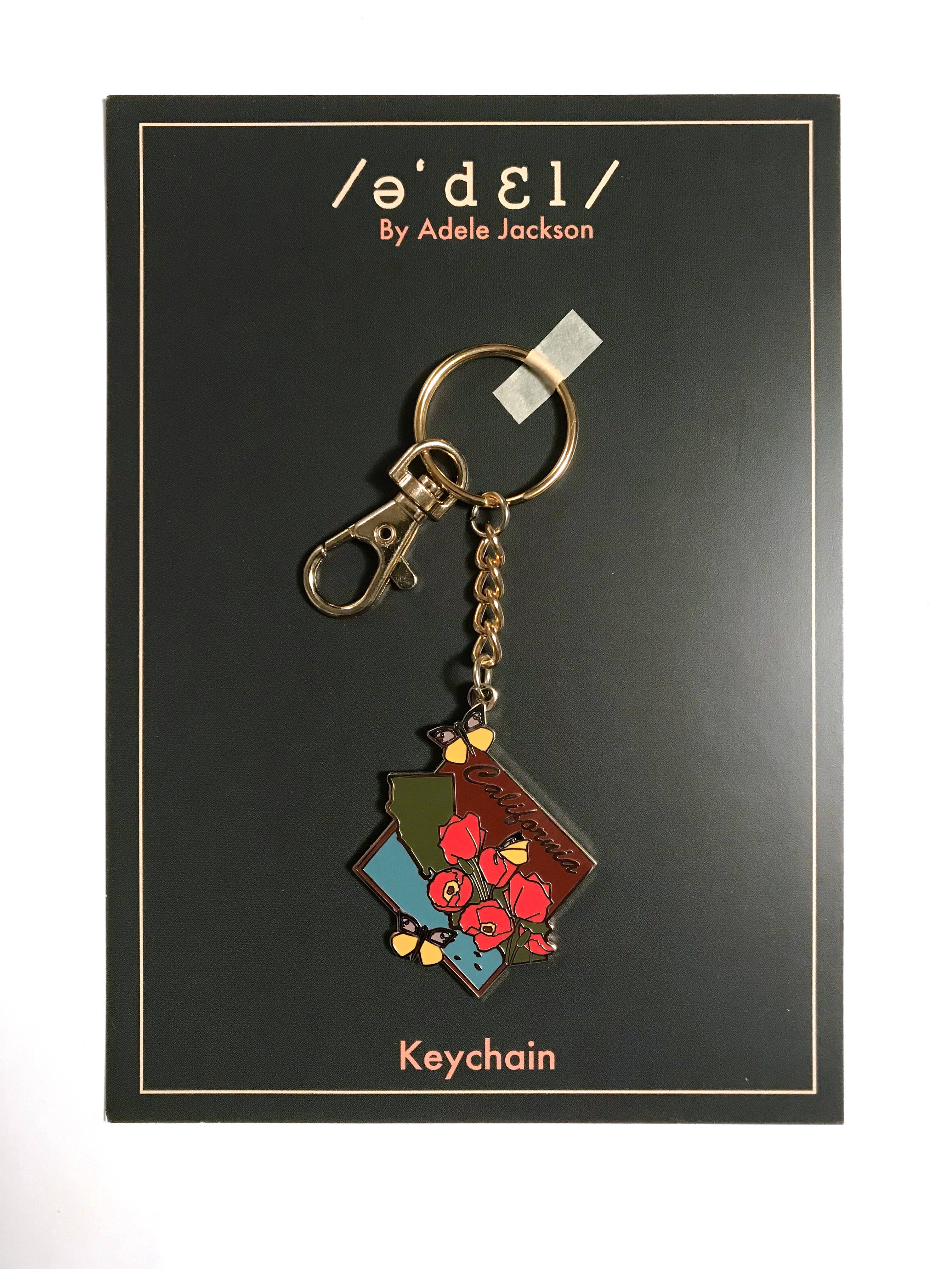 Adele by Adele Jackson - Wholesale Keychain - Women's - California State Keychain4