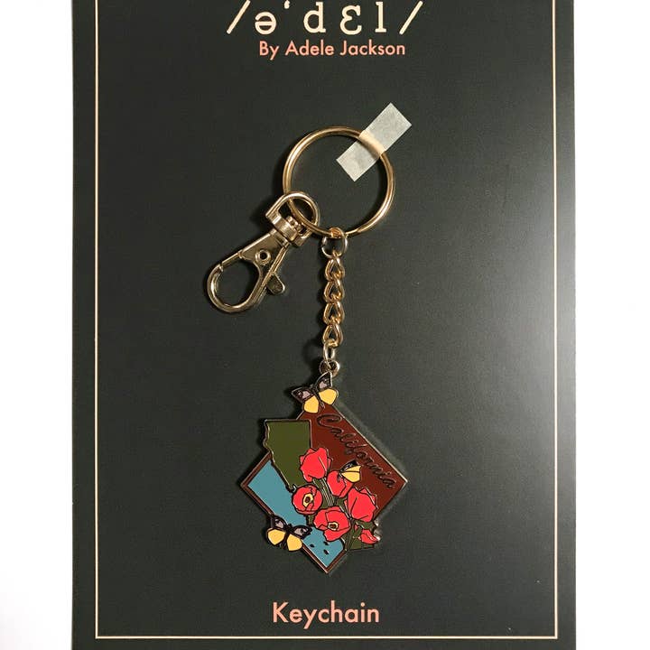 Adele by Adele Jackson - Wholesale Keychain - Women's - California State Keychain4