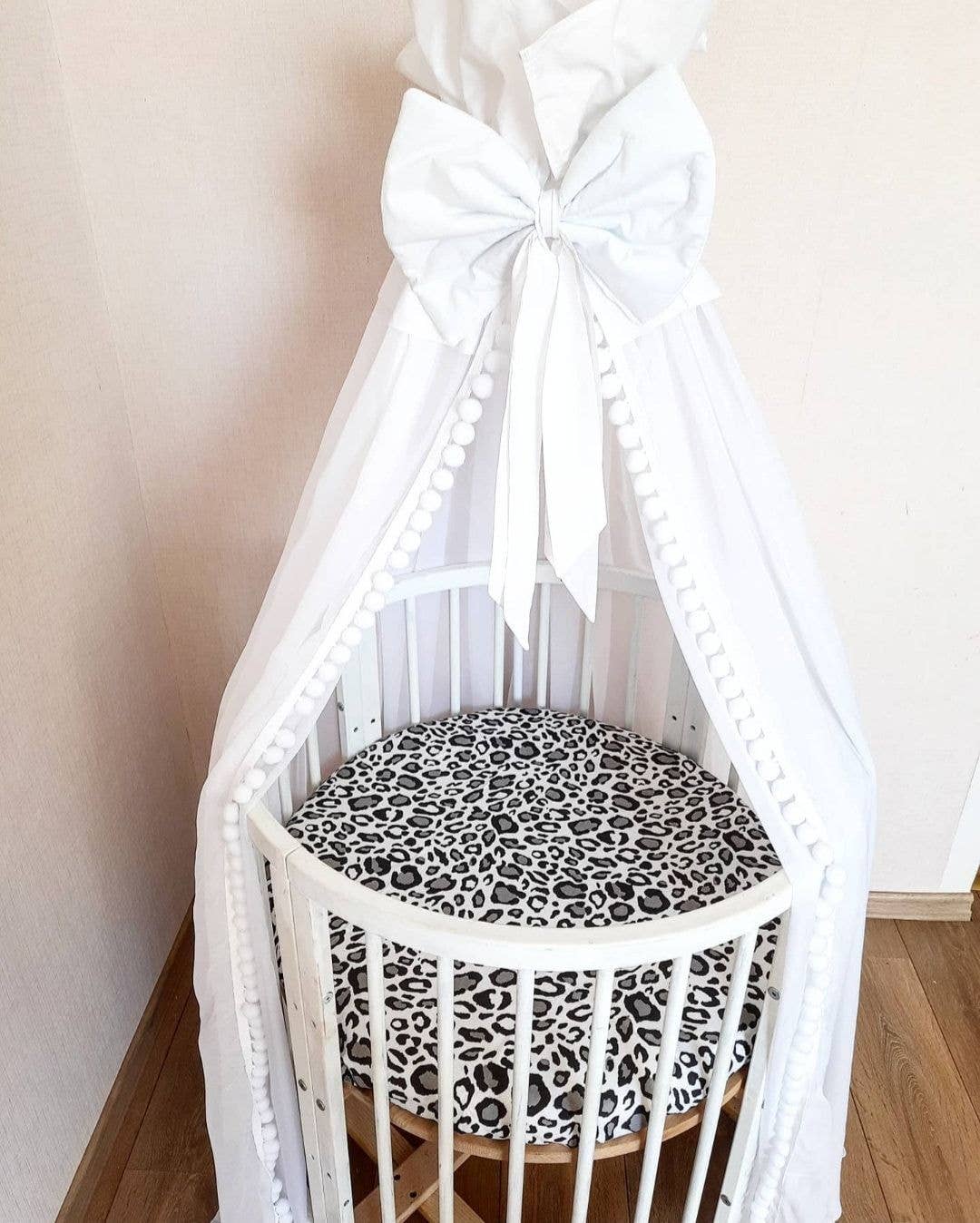 Allbright Kids – Cama Canopy - Crianças e bebés por atacado – Cama de tule com dossel para berçário2