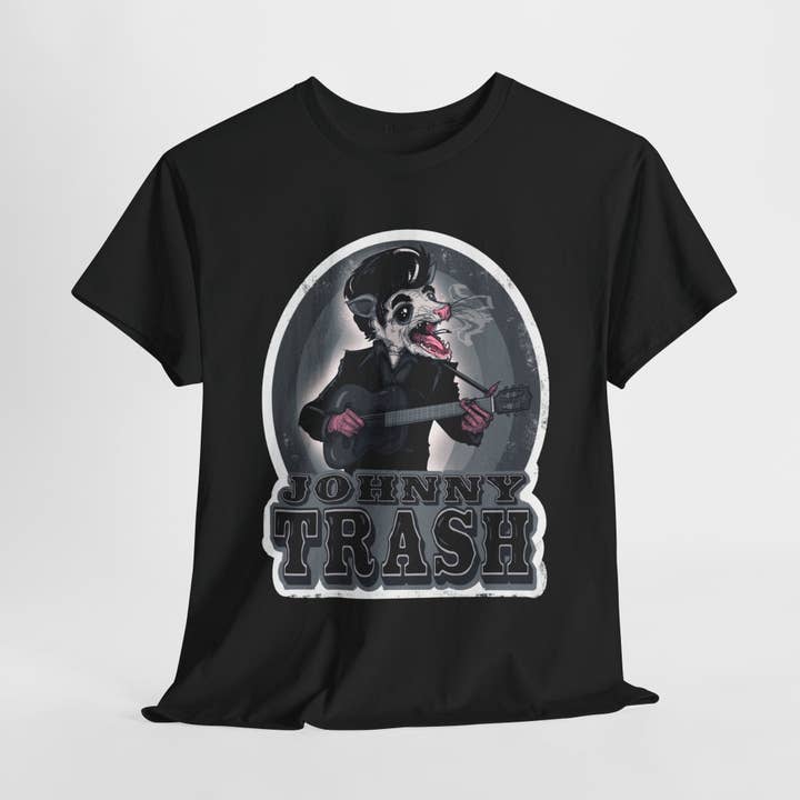 Johnny Trash Unisex Schweres Baumwoll-T-Shirt für den Großhandel von LVB Art