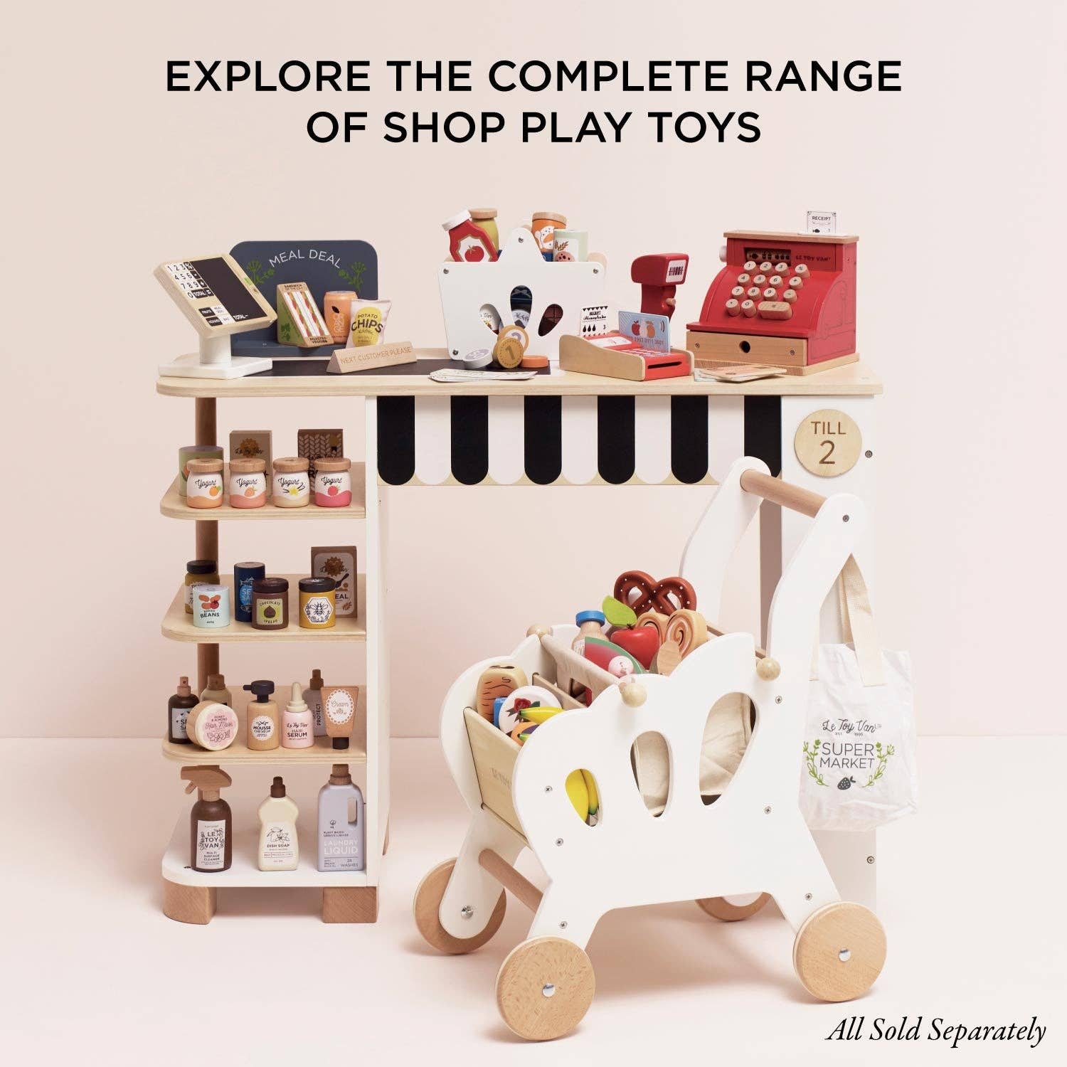 Le Toy Van – wholesale Toy set – Kids – Shop Till - Cash Register & Money6