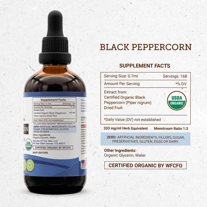 Secrets Of The Tribe - Wholesale Tincture - Black Peppercorn Tincture3