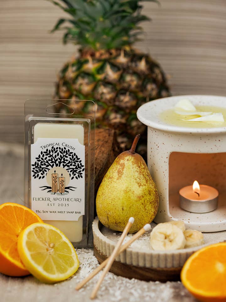 Tropical Crush - 55g Wax Melt Snap Bar for wholesale by Flicker Apothecary