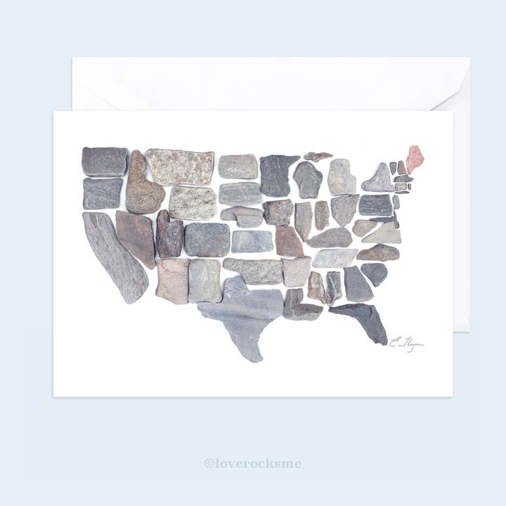 Alla tillfällen kort | USA rocks card för wholesale av Love Rocks Me®