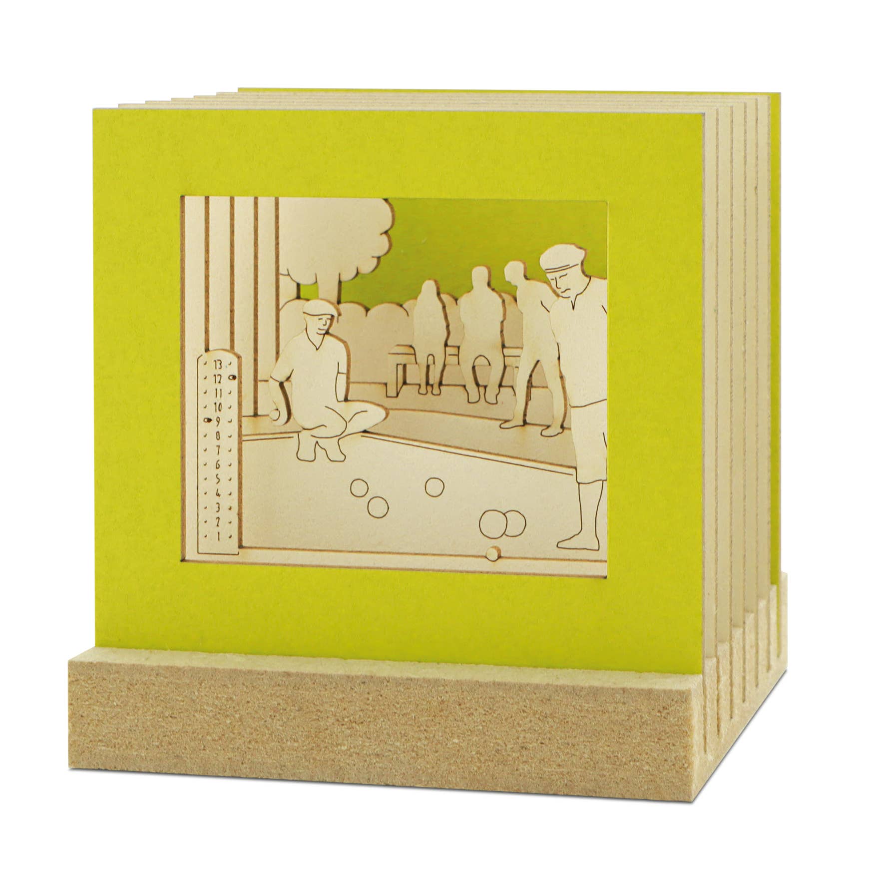 SILHOUBOX - Wholesale DIY Craft Kit - Boule & Pétanque Silhoubox M — gift item1
