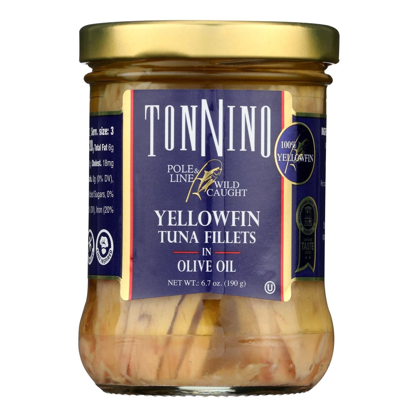 Everyday Supply Co - Wholesale Cooking Oil - Tonnino Tuna - Tuna In Olive Oil - Case of 6 - 6.7 OZ0
