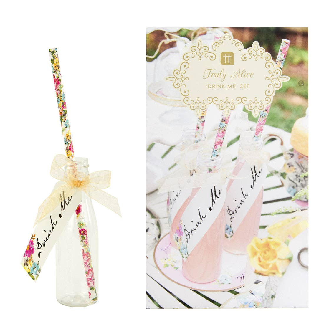 Talking Tables USA - Wholesale Party Favor - Alice in Wonderland 'Drink Me' Set | Tea Party |0