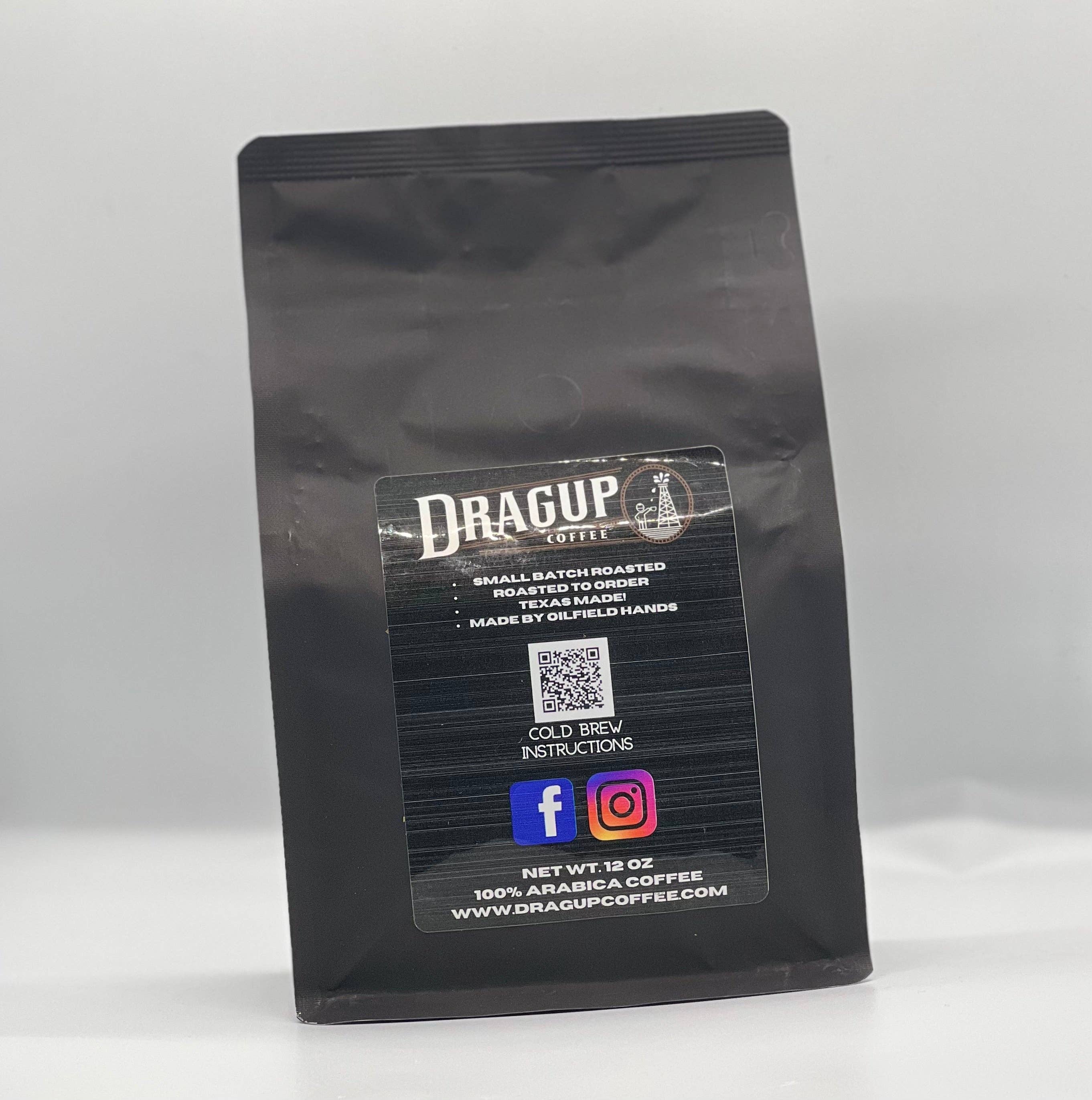 Drag Up Coffee - Wholesale Ground coffee - Caramel Rum Crunch 12oz1