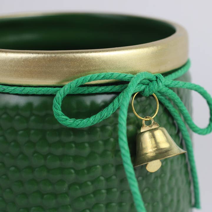 Florinia - Wholesale Plant Pot - Holiday Bell Ceramic Pot – Textured Planter or Votive6