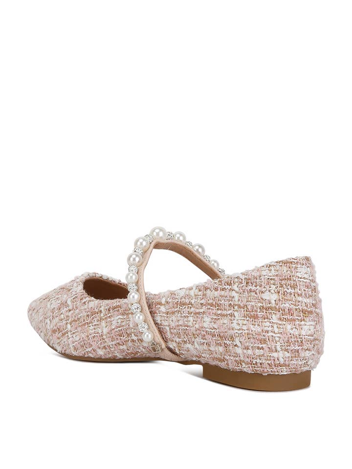 Rag Company - Wholesale Flats – Women’s - Mowie Tweed Mary Jane Ballet Flats12