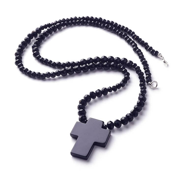 ShadowCross 88/100, long gemstone designer necklace for wholesale by SchauTime