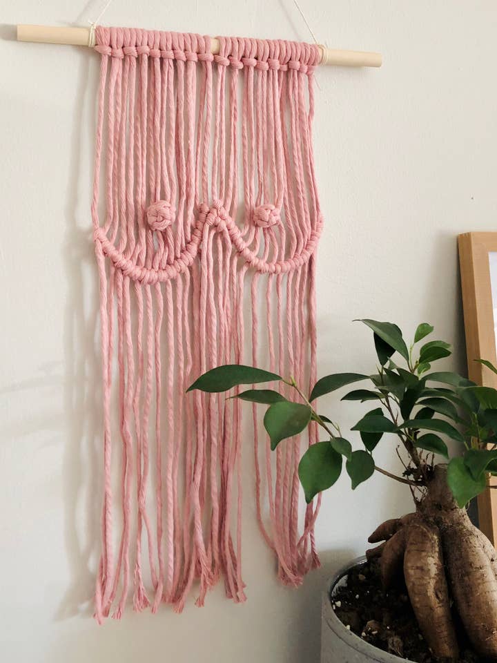 Boobie Cotton Macrame Wandbehang für den Großhandel von Make My Day Design
