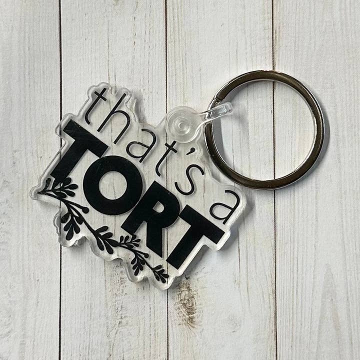 Law School Dort Keychain Presente de Estudante de Direito por atacado de Courtney Leanne