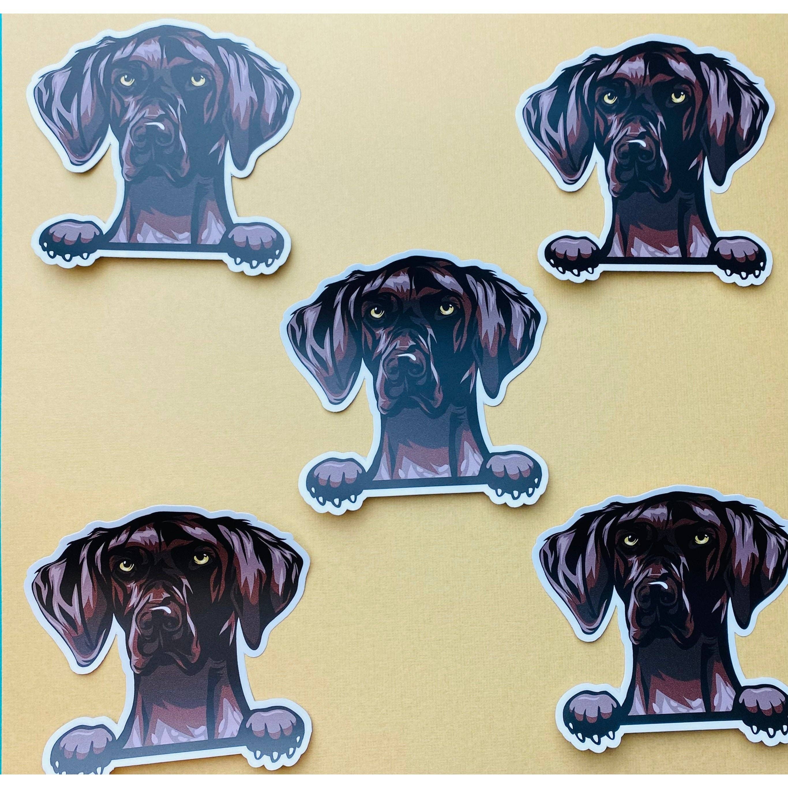 Otto's Grotto - Wholesale Sticker - German Pointer Sticker German Shorthaired Dog Sticker1
