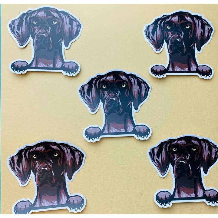 Otto's Grotto - Wholesale Sticker - German Pointer Sticker German Shorthaired Dog Sticker1