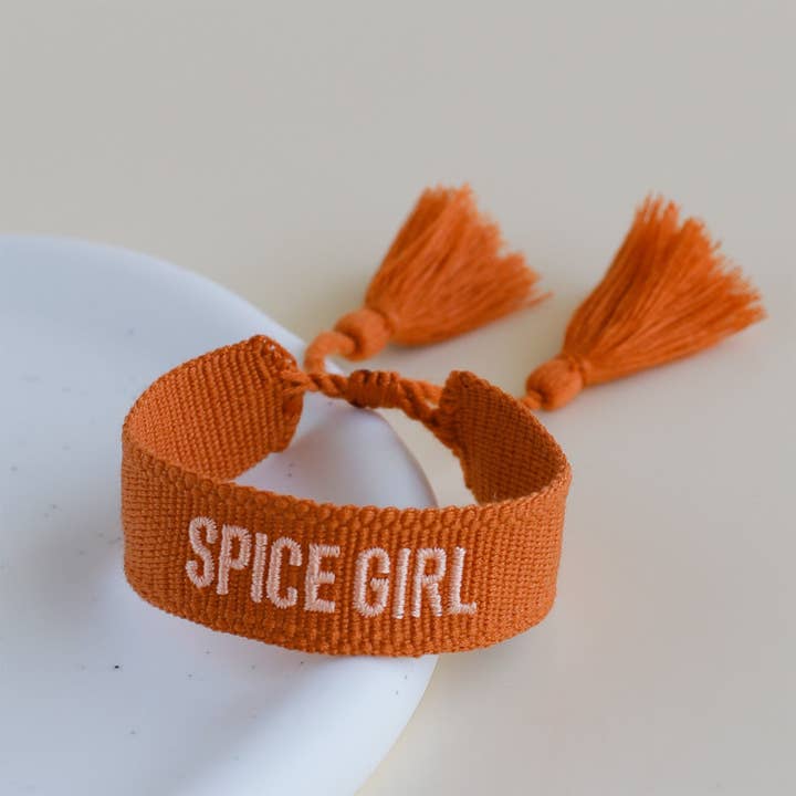 Woven Tassel Bracelet - Spice Girl for wholesale by THE FMLY SHOP