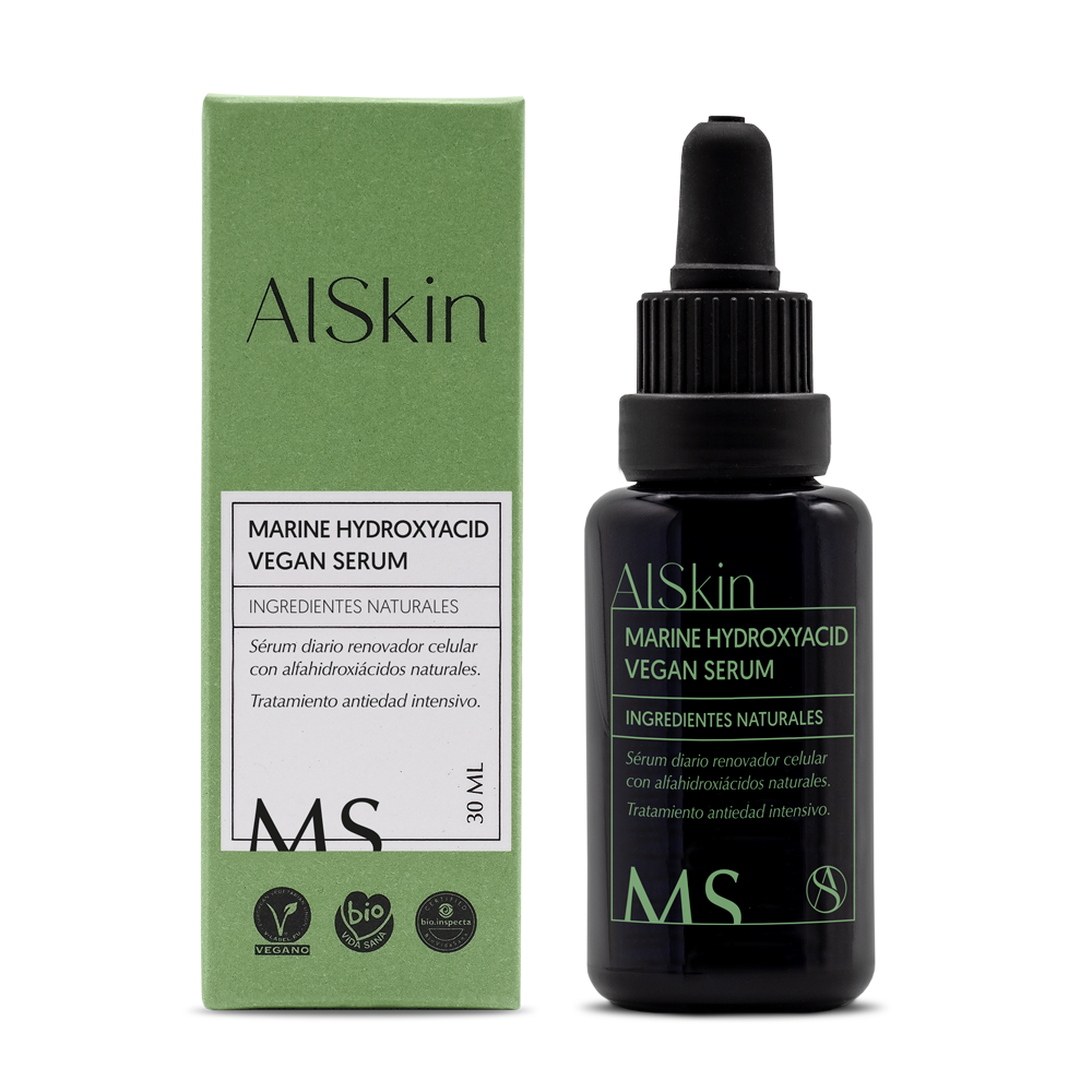 AlSkin Cosmetics – wholesale Ansiktsserum/-koncentrat – Marine Hydroxyacid veganskt serum från AlSkin1
