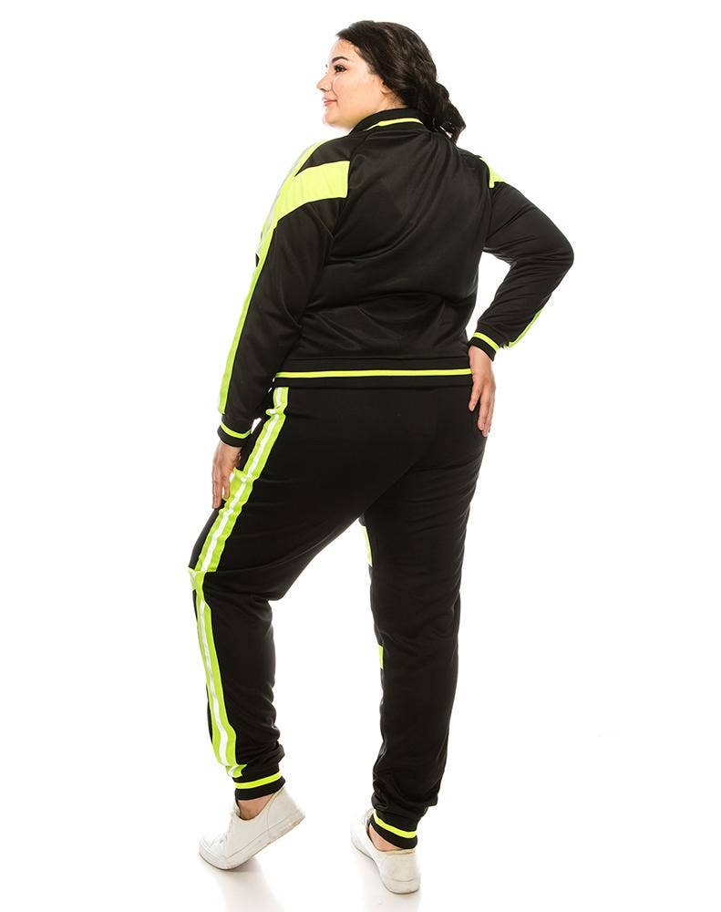 Victorious - Wholesale Tracksuit - Women's - Women Reflective Track Suits Plus Size10