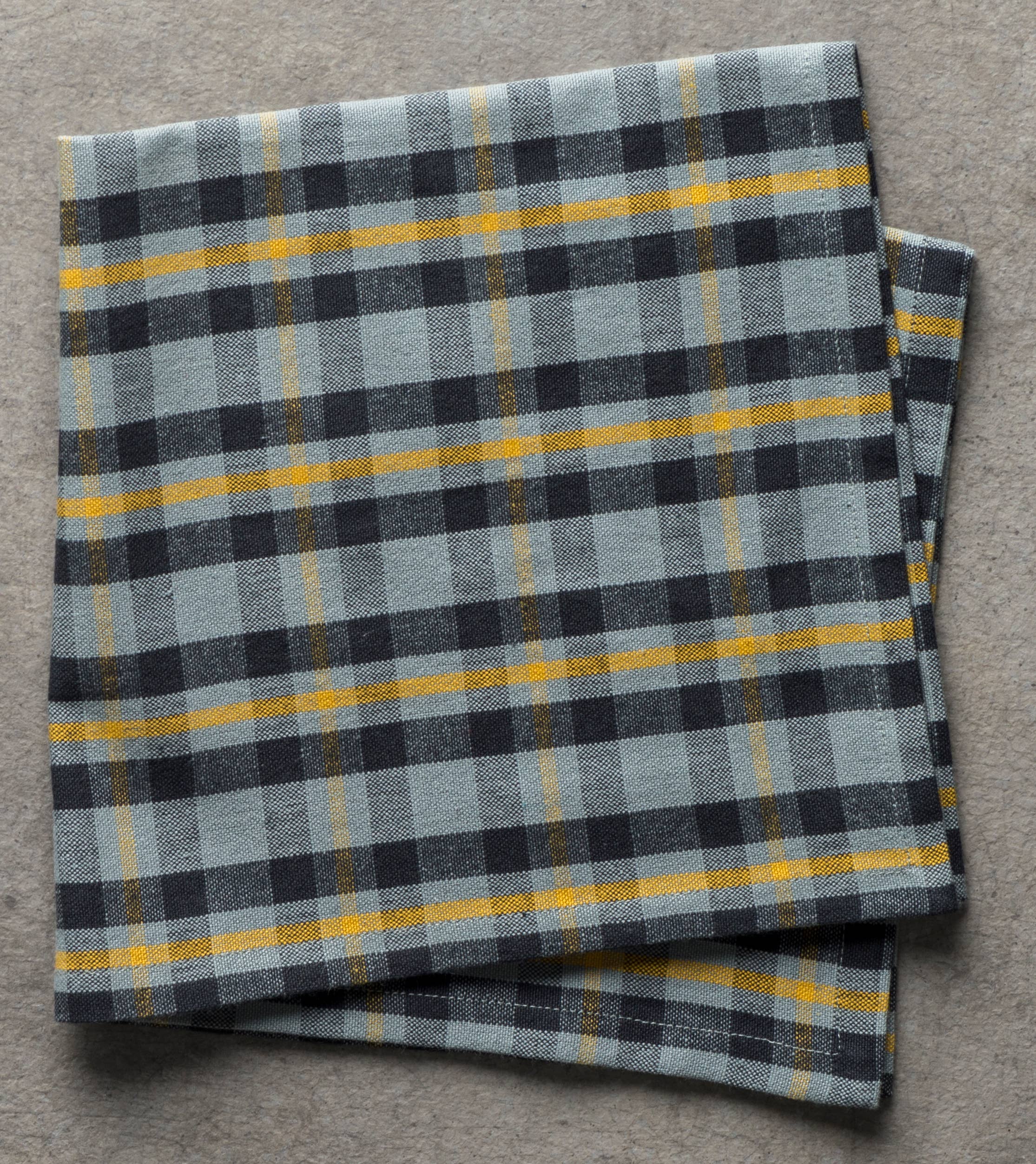 MDH - Yarn Dyed Checks - Wholesale Dinner & Cloth Napkin - Napkins 100% Cotton 18" x 18" -Set of 6-Stretch Limo Zealand5