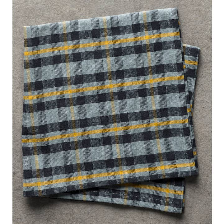 MDH - Yarn Dyed Checks - Wholesale Dinner & Cloth Napkin - Napkins 100% Cotton 18" x 18" -Set of 6-Stretch Limo Zealand5