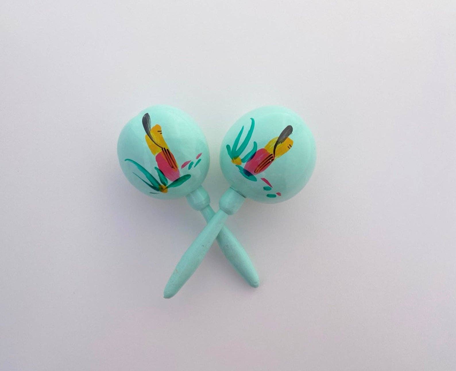 Fiesta Fancies - Vente Cadeaux pour invités - Maracas Fiesta Party Favors peints à la main (1 paire), cadeau de fête4