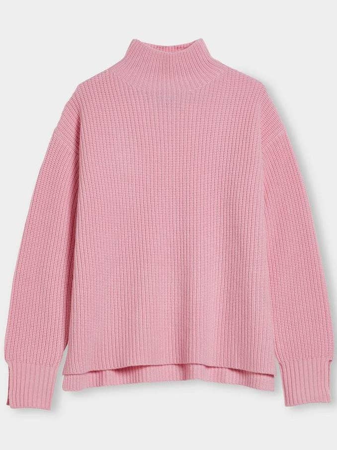 Turtle Neck Chunky Wool-Cashmere Sweater for wholesale by Spoon