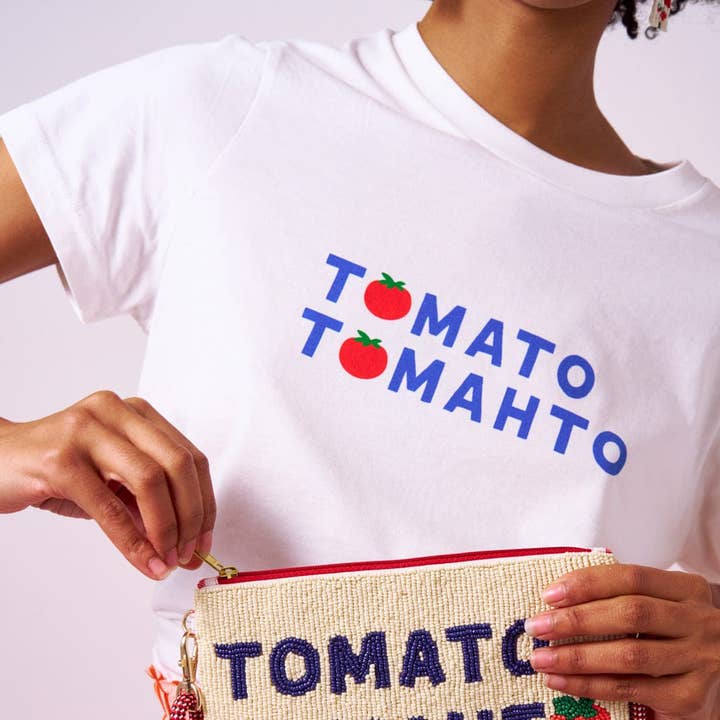 Kiki Tee Tomate Tomahto En Naturel XL Vente en Gros pour la vente par INK + ALLOY