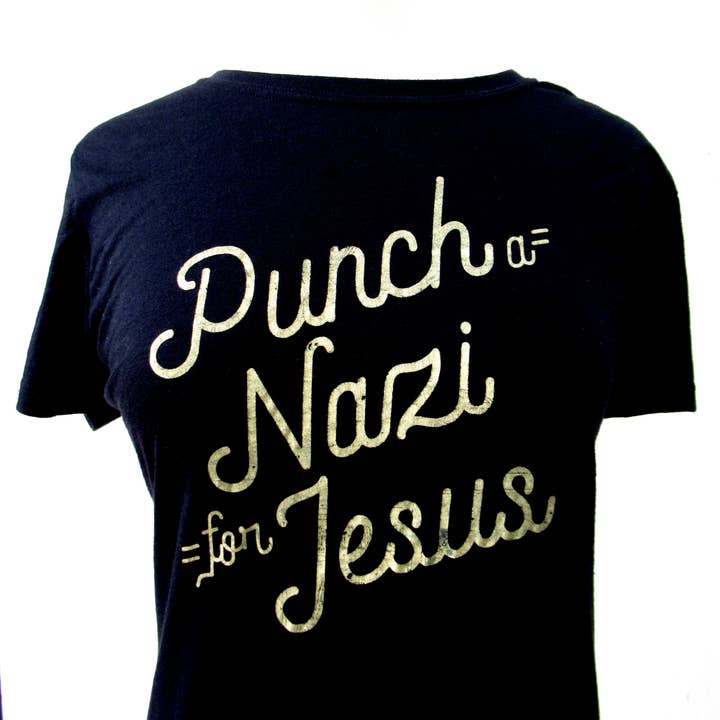 Punch a Nazi Tee pour la vente par Beqi Clothing