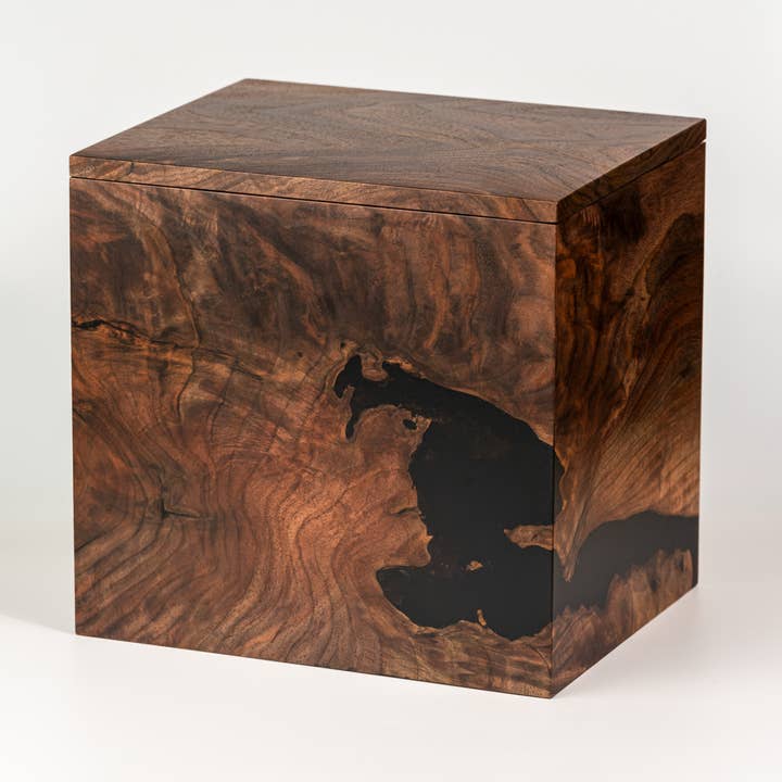 The Eternal Embrace Urn in Black Walnut - Urn 3 of 3 for wholesale by The Legacy Urn Company