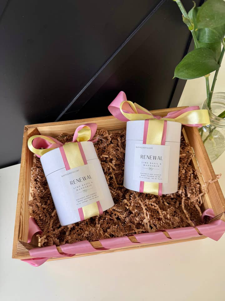 Renouveau de Pâques - Bougie en cire de soja à la noix de coco pour la vente par Rayne Refillery