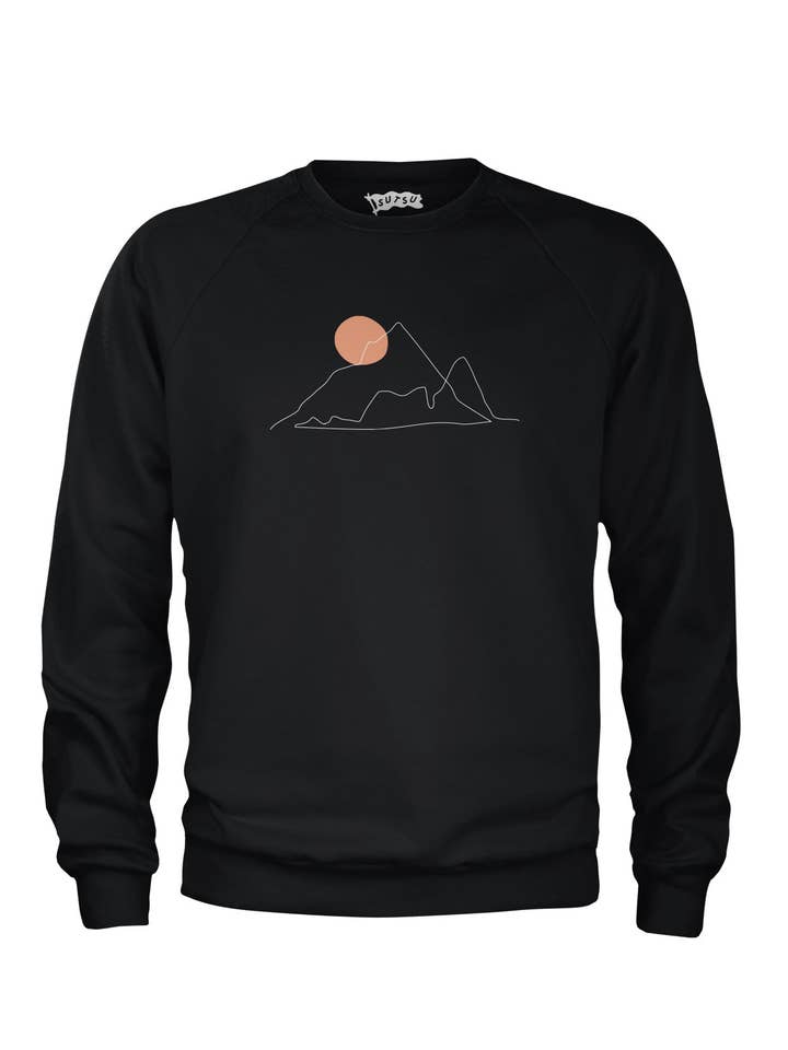 Sutsu - Wholesale Graphic Sweatshirt - Men's - Mountain Climb Sweatshirt