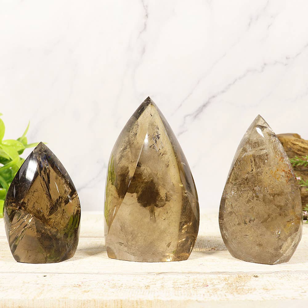 Natures Artifacts Inc - Wholesale Spiritual Stone/Crystal - Smoky Quartz Flame 0