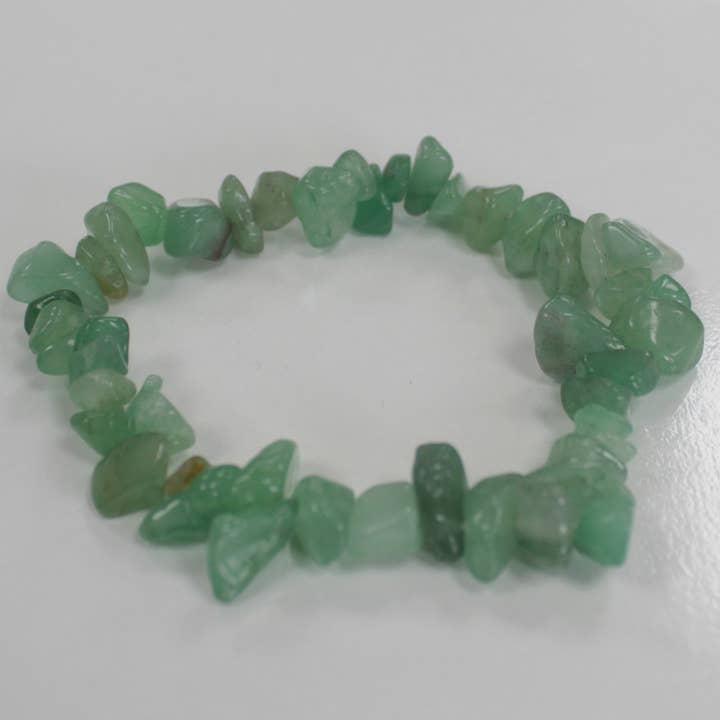 Ancient Wisdom – wholesale Beaded bracelet – Chipstone Bracelet - Aventurine Green1