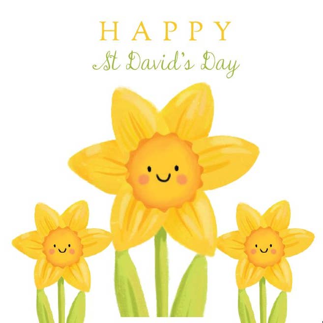 Feliz Dia de São David (sorriso de narcisos) por atacado de The Paintbox