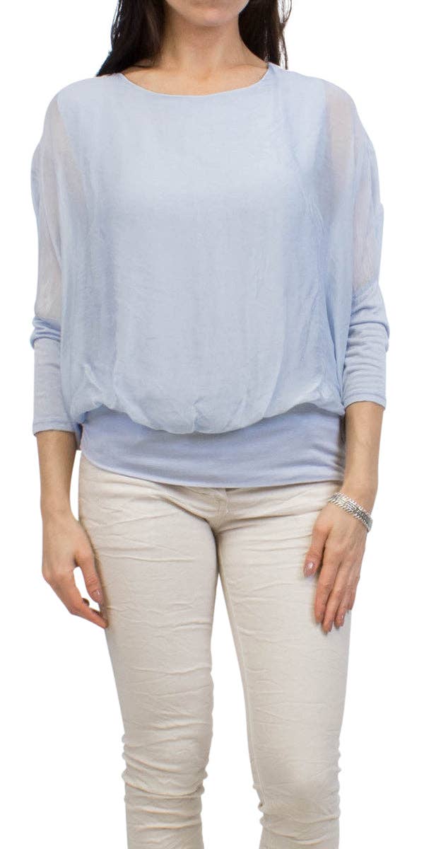 Gigi Moda - Wholesale Blouse - Women's - Sheer Batwing Blouse24