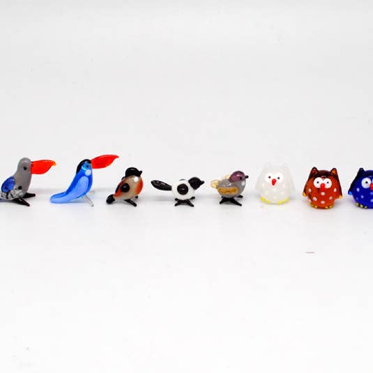 WGK Glass Art Inc - Vendita all'ingrosso Statuette decorative - Regno Animale in Miniatura - 80 pezzi10