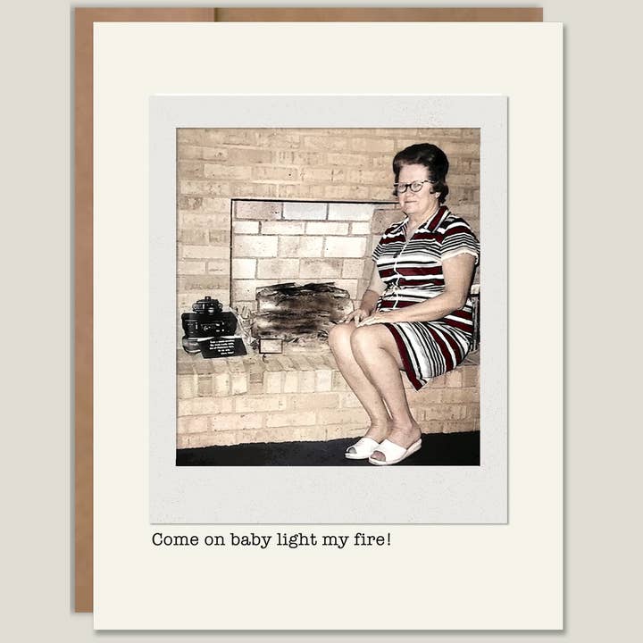 Light My Fire - Carte d'anniversaire, d'amour pour la vente par Heavenly Debbie