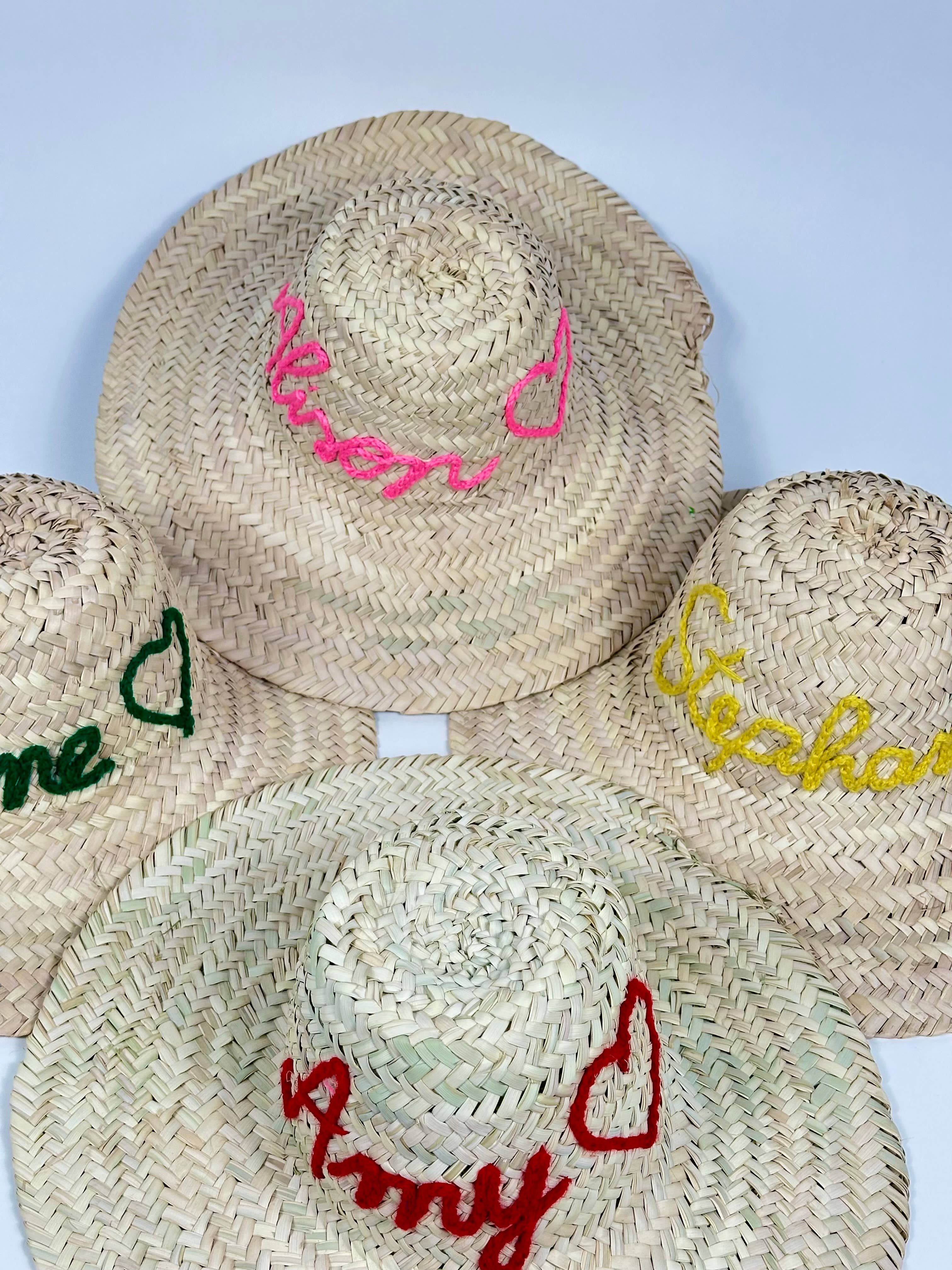 Mikwi - Wholesale Straw Hat - Women's - Personalised Straw hat - DECORATIVE STRAW HAT - Moroccan hat13