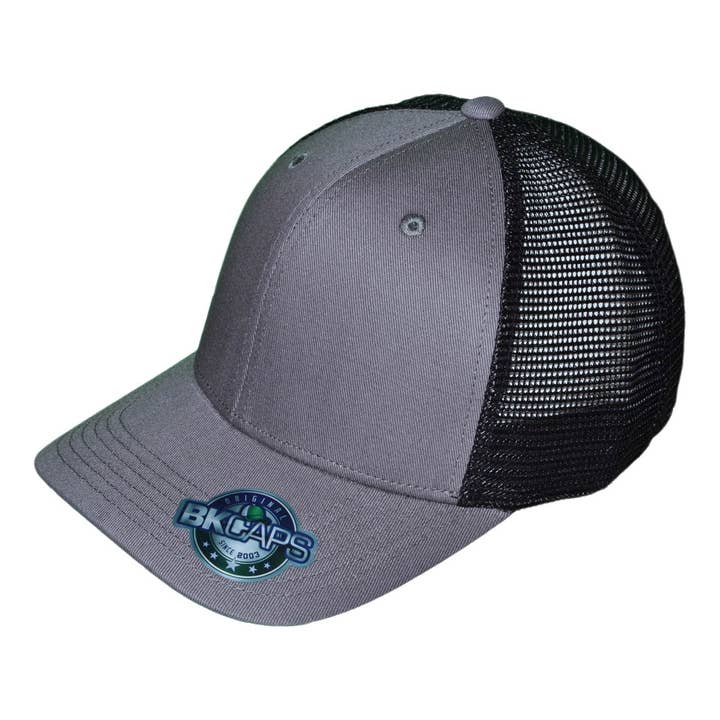 Buck Wholesale - Wholesale Trucker hat – Unisex - Blank Trucker Hats - 6 Panel Structured Slightly Curved Bill28