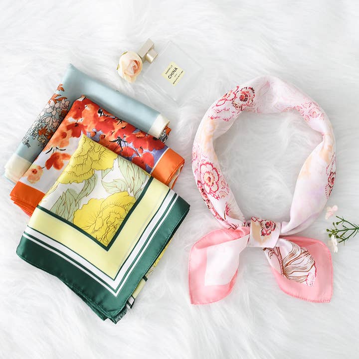 FLORAL SCARF WITH SMALL PRINT_CWASC2523 for wholesale by DOUBLJU