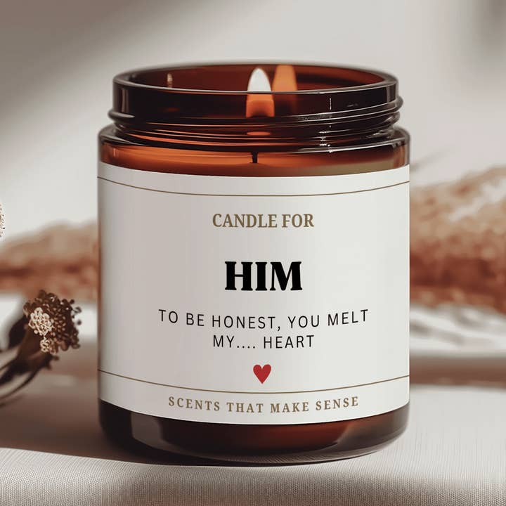 Candle For Him Valentines Gift For Him for wholesale by Fragranced Humour