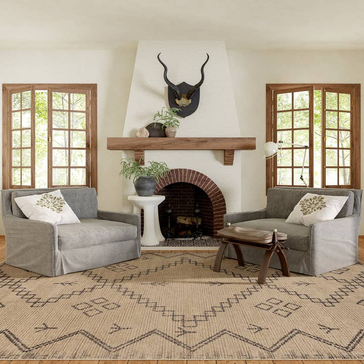 Natural Erica Easy Jute Machine Washable Area Rug for wholesale on Faire