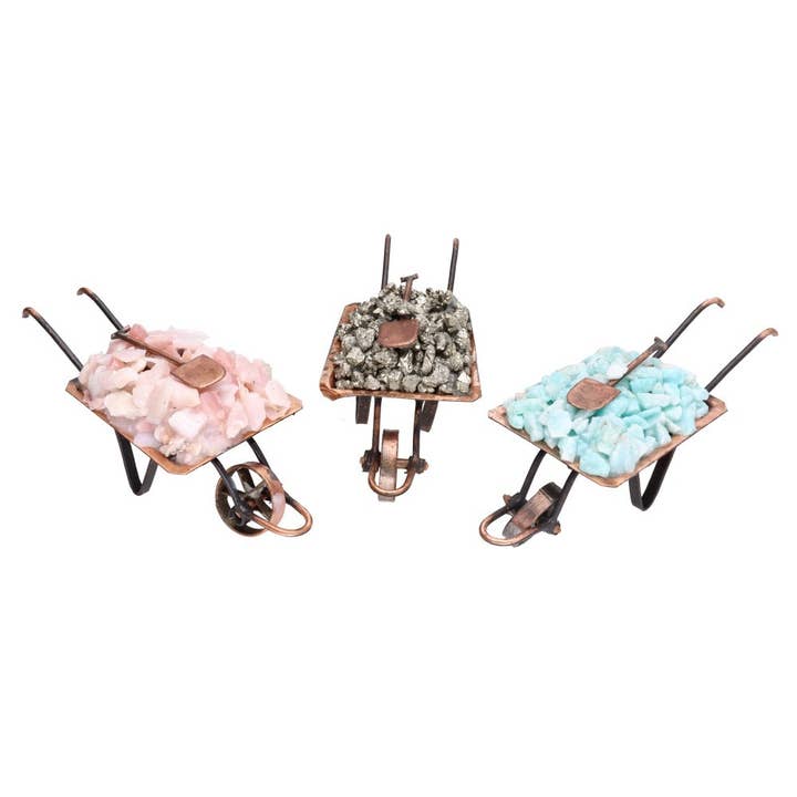 Vives de la Cortada S.L - Wholesale Spiritual Stone/Crystal - Pyrite wheelbarrow3