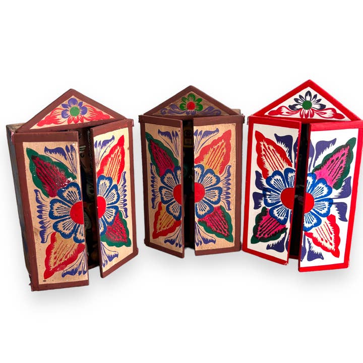 Zoe Artcrafts - Vendita all'ingrosso Statuette decorative - Decorazioni messicane Retablos del Giorno dei Morti - Statuette a forma di scheletro