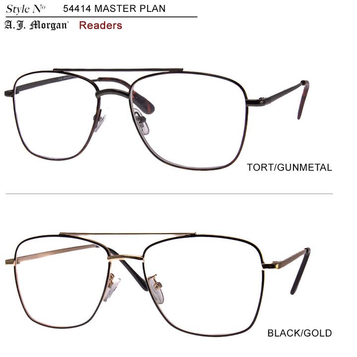 MASTERPLAN - LESEBRILLE - 54414 - 51 STÜCK VORPACKUNG für den Großhandel von A.J. Morgan