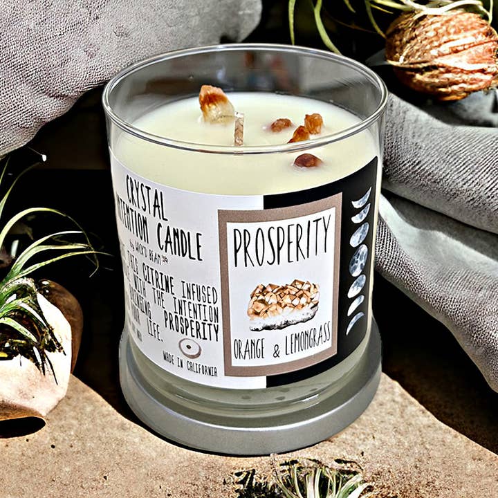 Intention Candle - Prosperity for wholesale by Wick’d Bean