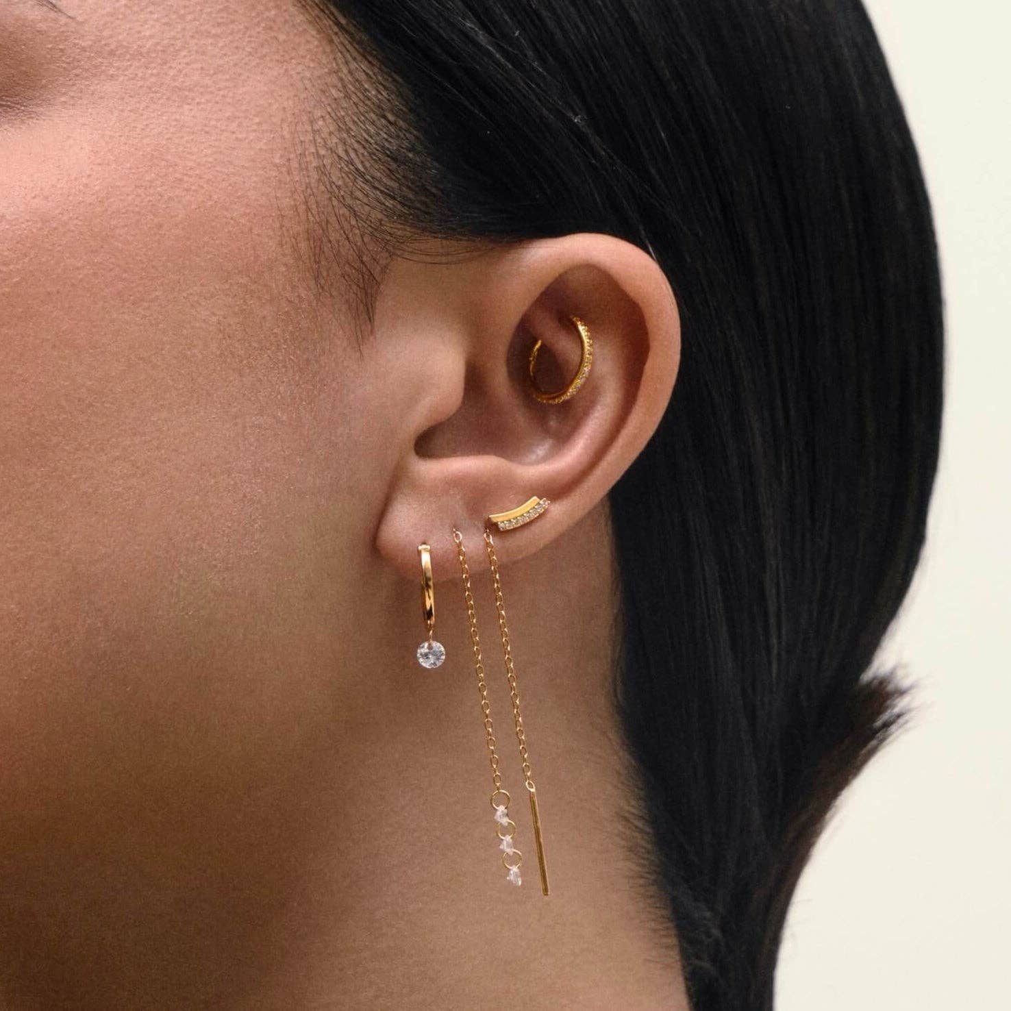 Pohesia - Wholesale Huggie Earrings - MELBOURNE EARRING4