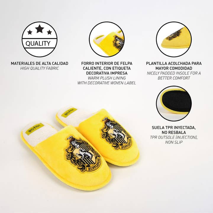 Mastoys, S.L. - Wholesale Athletic Sneakers - Unisex - HARRY POTTER HUFFLEPUFF HOUSE SLIPPERS - 23000068644