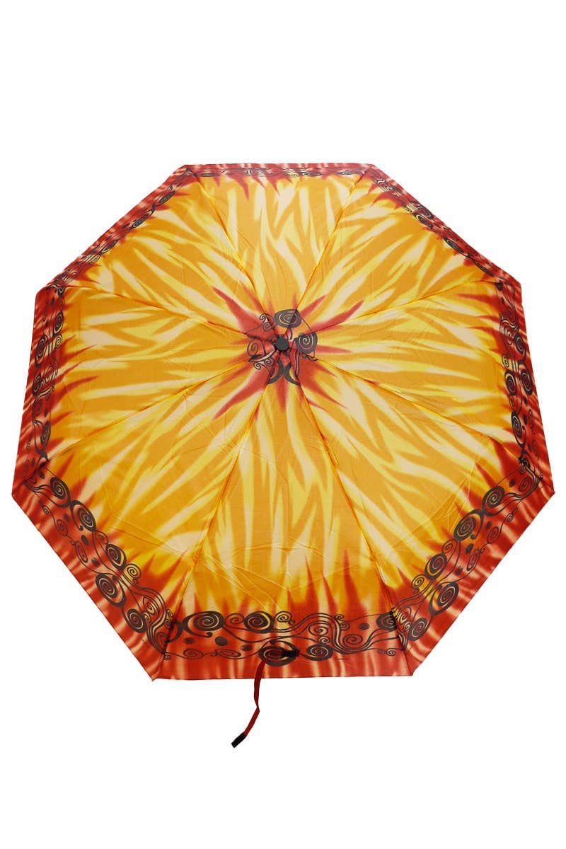 ASSORTITI Ombrello da viaggio compatto con stampa floreale, apertura manuale in vendita all'ingrosso su Faire7